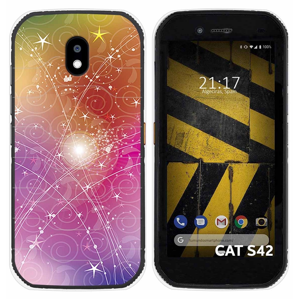 Funda Silicona para Cat S42 / S42 H+ diseño Abstracto Dibujos