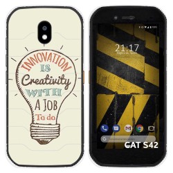 Funda Silicona para Cat S42 / S42 H+ diseño Creativity Dibujos