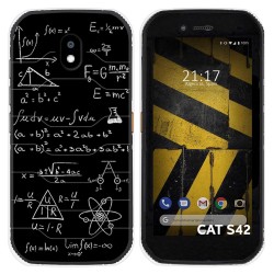 Funda Silicona para Cat S42 / S42 H+ diseño Formulas Dibujos