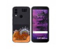Funda Silicona Transparente para Cat S62 Pro diseño Bufalo Dibujos