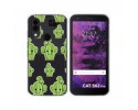 Funda Silicona Transparente para Cat S62 Pro diseño Cactus Dibujos