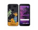 Funda Silicona Transparente para Cat S62 Pro diseño Jirafa Dibujos