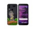Funda Silicona Transparente para Cat S62 Pro diseño Mono Dibujos