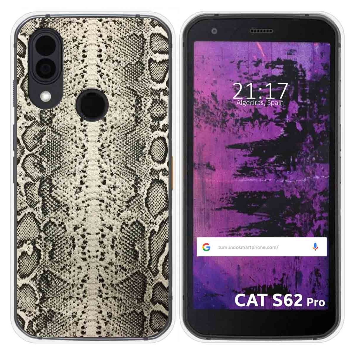 Funda Silicona para Cat S62 Pro diseño Animal 01 Dibujos