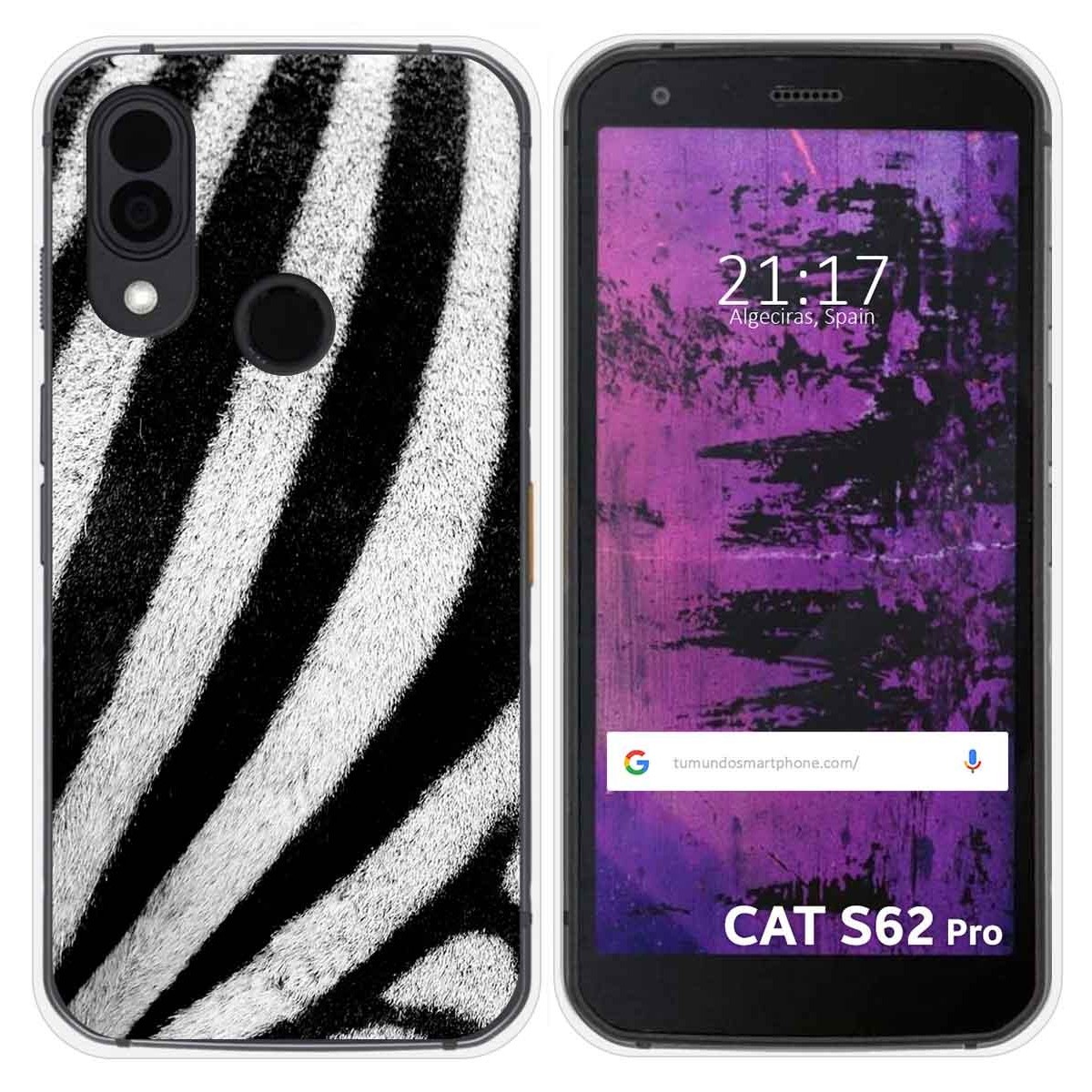 Funda Silicona para Cat S62 Pro diseño Animal 02 Dibujos
