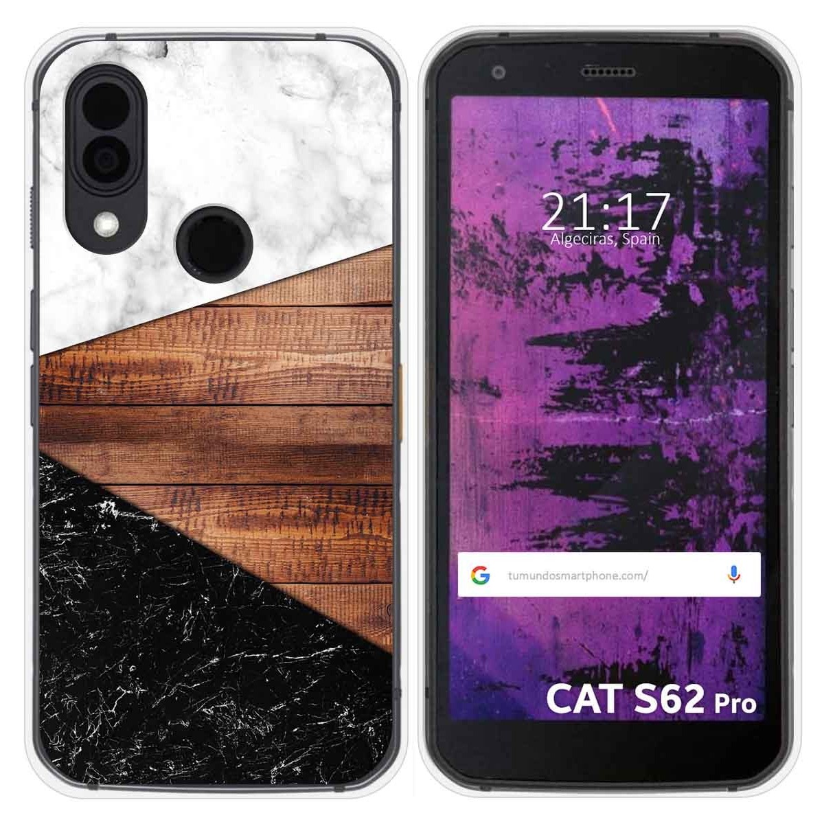 Funda Silicona para Cat S62 Pro diseño Mármol 11 Dibujos