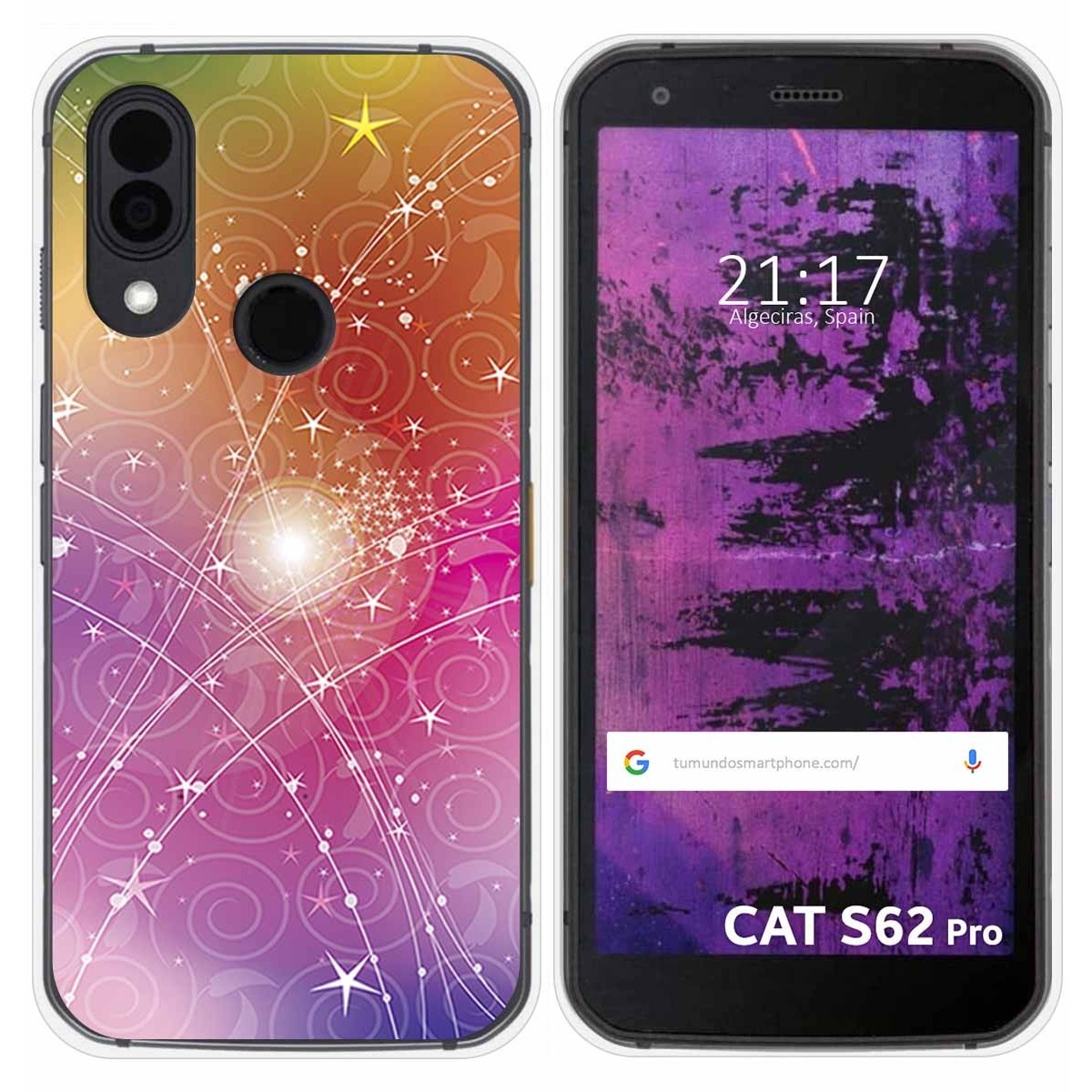 Funda Silicona para Cat S62 Pro diseño Abstracto Dibujos