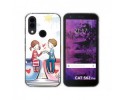 Funda Silicona para Cat S62 Pro diseño Café Dibujos