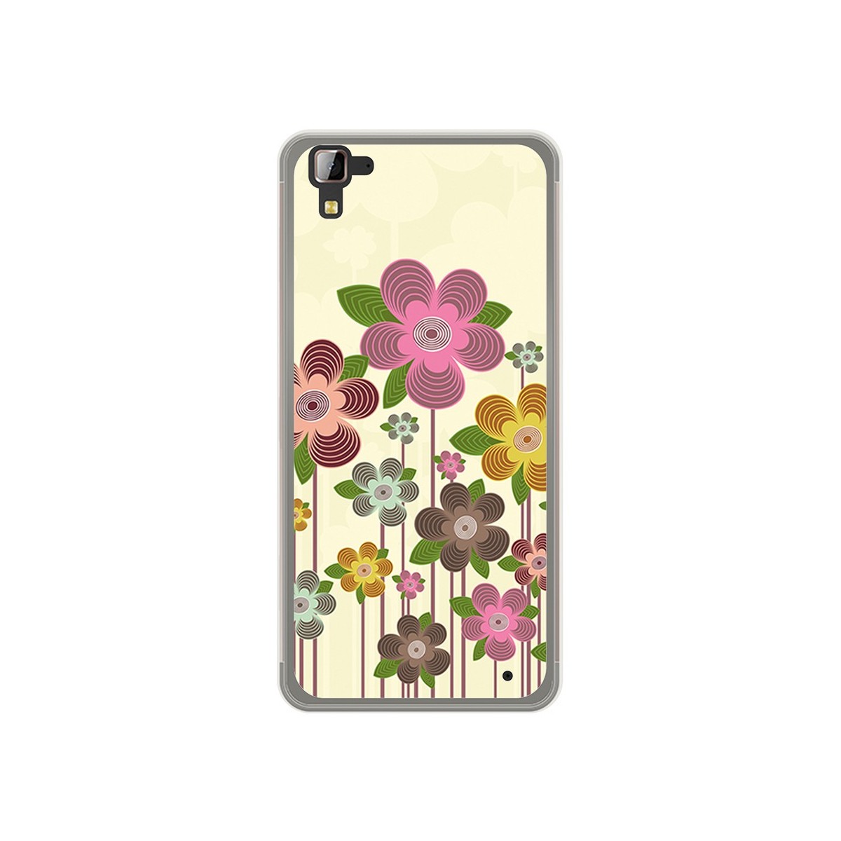 Funda Gel Tpu para Hisense C30 Rock Diseño Primavera En Flor  Dibujos