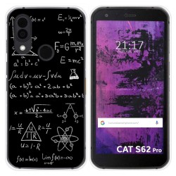 Funda Silicona para Cat S62 Pro diseño Formulas Dibujos