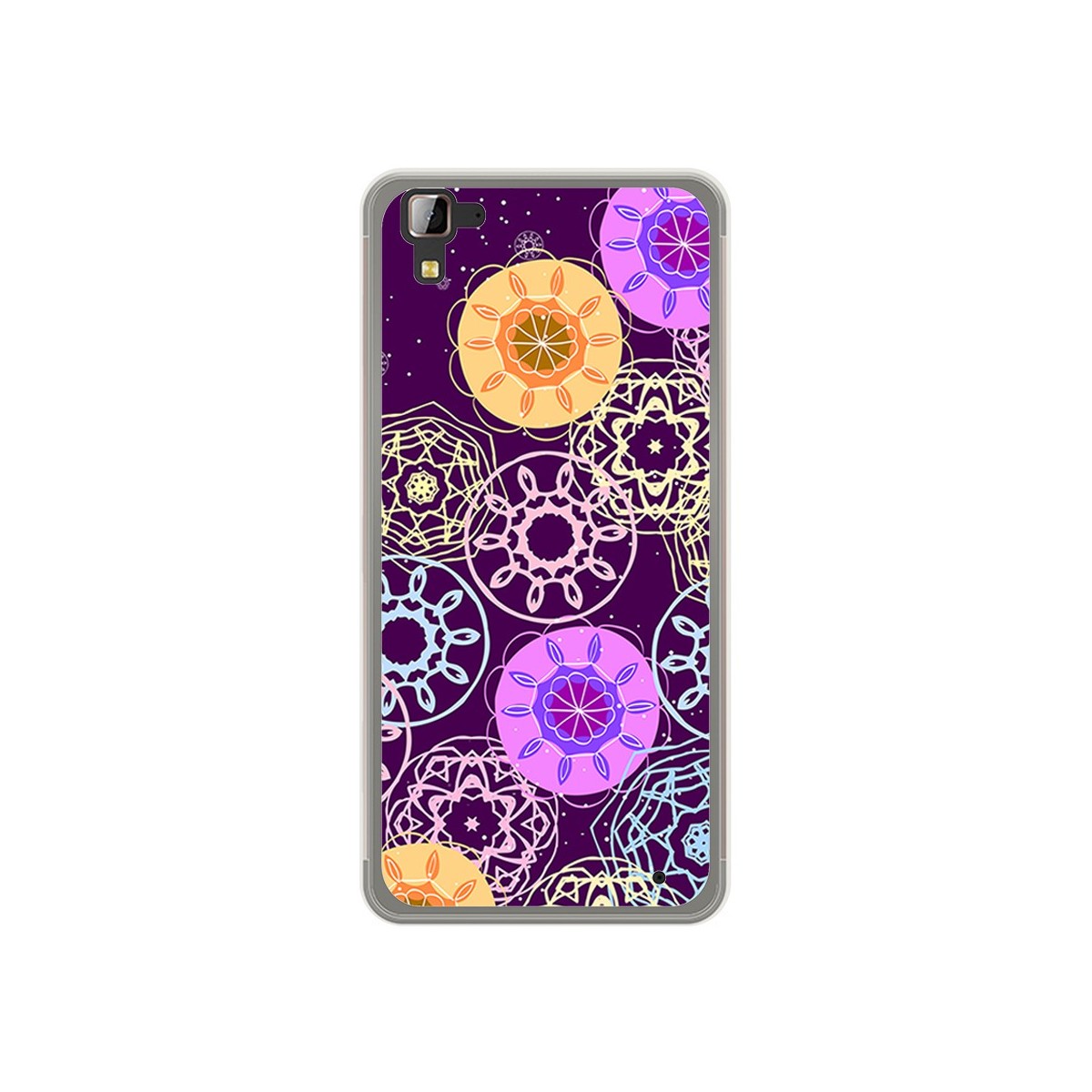 Funda Gel Tpu para Hisense C30 Rock Diseño Radial Dibujos