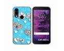 Funda Silicona para Cat S62 Pro diseño Mariposas Dibujos