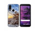 Funda Silicona para Cat S62 Pro diseño Sunset Dibujos