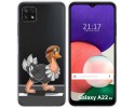 Funda Silicona Transparente para Samsung Galaxy A22 5G diseño Avestruz Dibujos