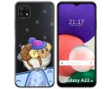 Funda Silicona Transparente para Samsung Galaxy A22 5G diseño Cabra Dibujos