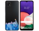 Funda Silicona Transparente para Samsung Galaxy A22 5G diseño Hipo Dibujos