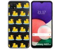 Funda Silicona Transparente para Samsung Galaxy A22 5G diseño Pato Dibujos