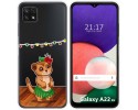 Funda Silicona Transparente para Samsung Galaxy A22 5G diseño Suricata Dibujos