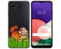 Funda Silicona Transparente para Samsung Galaxy A22 5G diseño Tigre Dibujos
