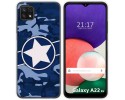 Funda Silicona para Samsung Galaxy A22 5G diseño Camuflaje 03 Dibujos
