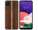 Funda Silicona para Samsung Galaxy A22 5G diseño Cuero 01 Dibujos