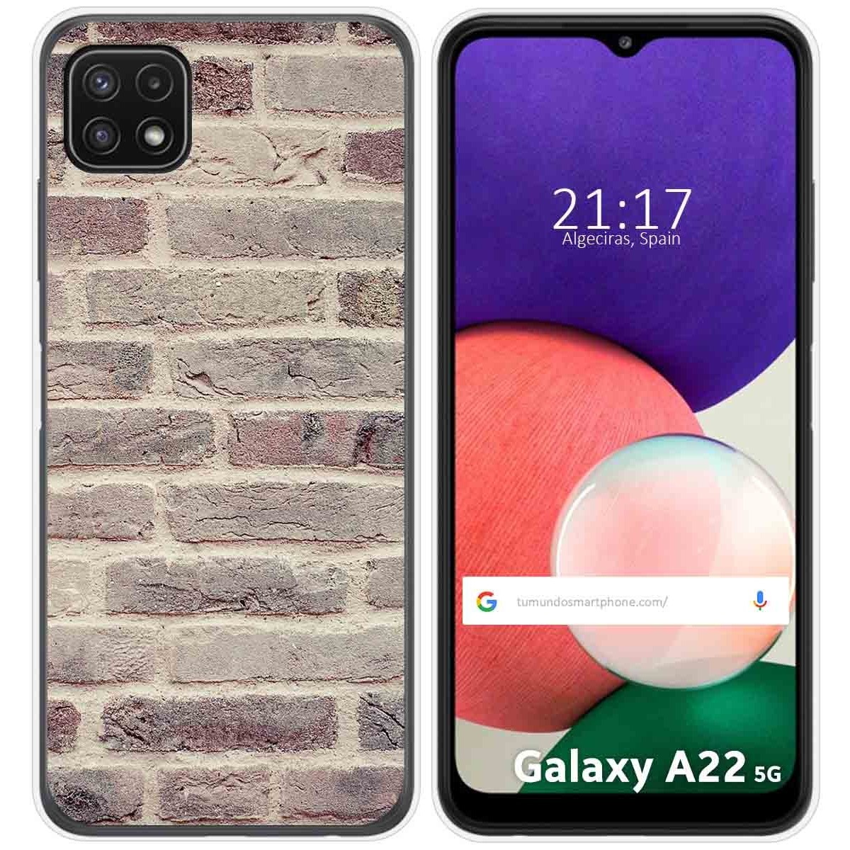 Funda Silicona para Samsung Galaxy A22 5G diseño Ladrillo 01 Dibujos