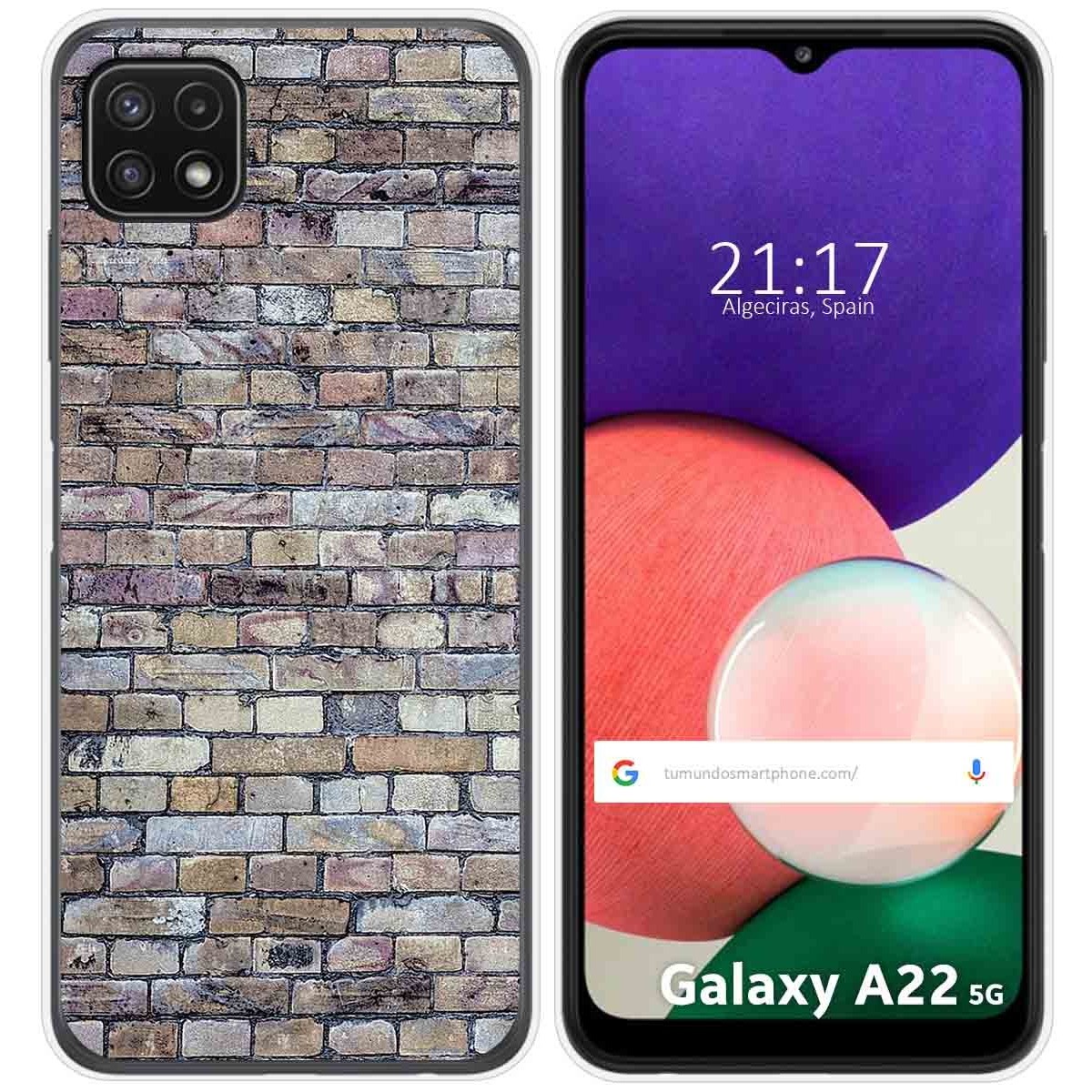 Funda Silicona para Samsung Galaxy A22 5G diseño Ladrillo 02 Dibujos