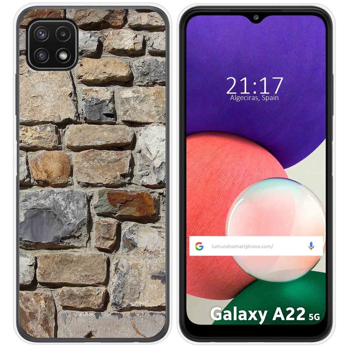 Funda Silicona para Samsung Galaxy A22 5G diseño Ladrillo 03 Dibujos