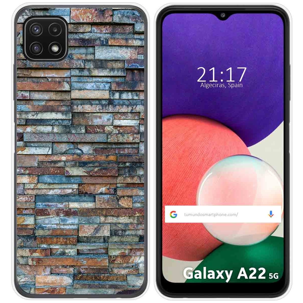 Funda Silicona para Samsung Galaxy A22 5G diseño Ladrillo 05 Dibujos