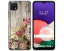 Funda Silicona para Samsung Galaxy A22 5G diseño Madera 08 Dibujos