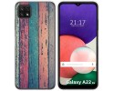Funda Silicona para Samsung Galaxy A22 5G diseño Madera 10 Dibujos