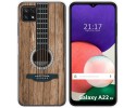 Funda Silicona para Samsung Galaxy A22 5G diseño Madera 11 Dibujos