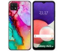 Funda Silicona para Samsung Galaxy A22 5G diseño Mármol 15 Dibujos