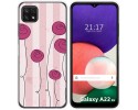 Funda Silicona para Samsung Galaxy A22 5G diseño Flores Vintage Dibujos