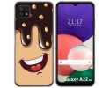 Funda Silicona para Samsung Galaxy A22 5G diseño Helado Chocolate Dibujos