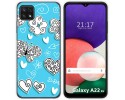 Funda Silicona para Samsung Galaxy A22 5G diseño Mariposas Dibujos