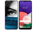 Funda Silicona para Samsung Galaxy A22 5G diseño Ojo Dibujos