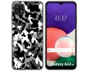 Funda Silicona para Samsung Galaxy A22 5G diseño Snow Camuflaje Dibujos