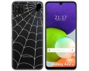 Funda Silicona Transparente para Samsung Galaxy A22 4G / M22 diseño Araña Dibujos