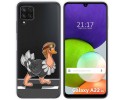 Funda Silicona Transparente para Samsung Galaxy A22 4G / M22 diseño Avestruz Dibujos