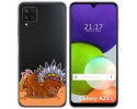 Funda Silicona Transparente para Samsung Galaxy A22 4G / M22 diseño Bufalo Dibujos