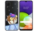 Funda Silicona Transparente para Samsung Galaxy A22 4G / M22 diseño Cabra Dibujos