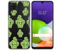 Funda Silicona Transparente para Samsung Galaxy A22 4G / M22 diseño Cactus Dibujos
