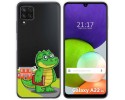 Funda Silicona Transparente para Samsung Galaxy A22 4G / M22 diseño Coco Dibujos