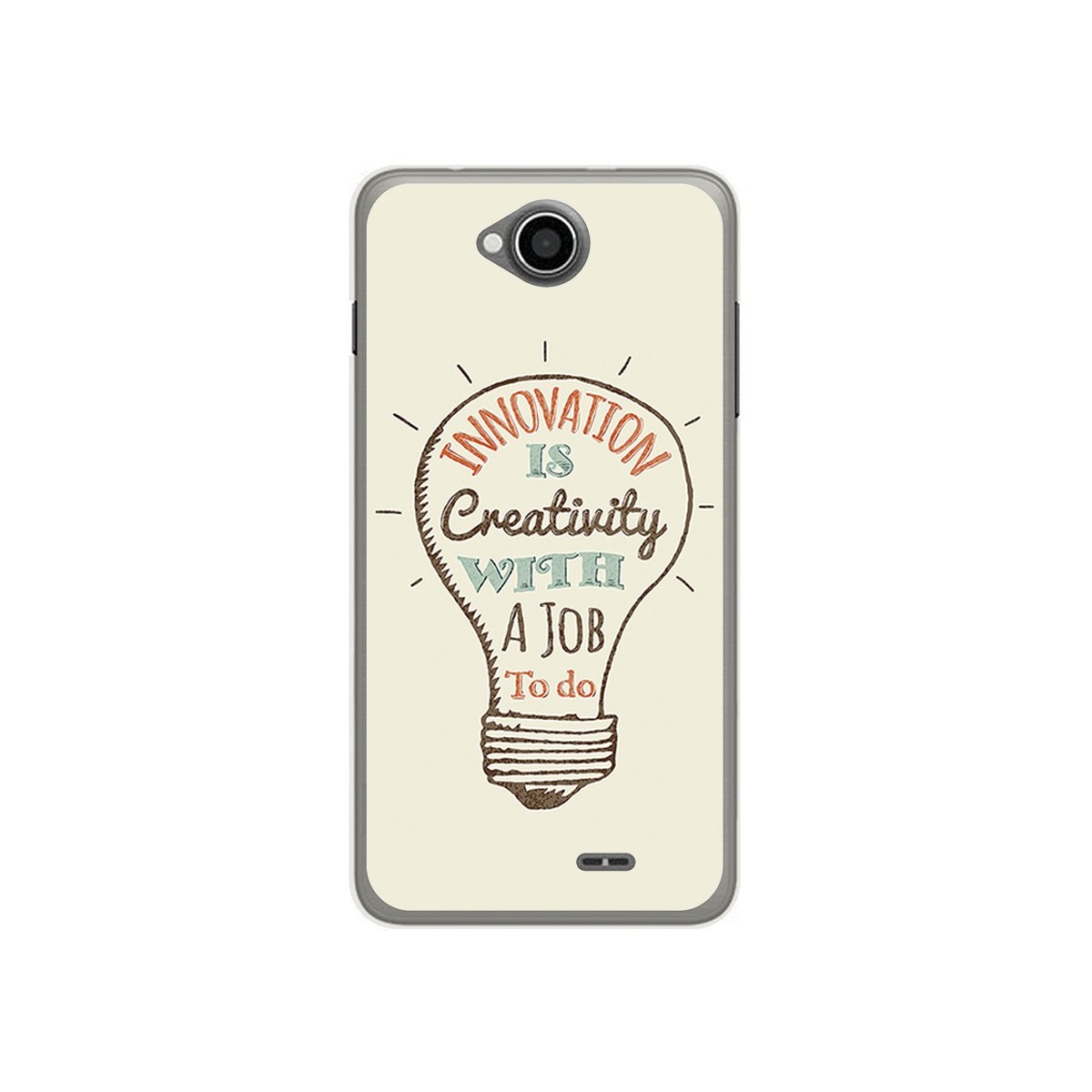 Funda Gel Tpu para Hisense U962 Diseño Creativity Dibujos