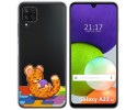 Funda Silicona Transparente para Samsung Galaxy A22 4G / M22 diseño Leopardo Dibujos