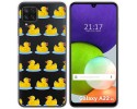Funda Silicona Transparente para Samsung Galaxy A22 4G / M22 diseño Pato Dibujos