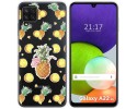 Funda Silicona Transparente para Samsung Galaxy A22 4G / M22 diseño Piña Dibujos