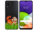 Funda Silicona Transparente para Samsung Galaxy A22 4G / M22 diseño Tigre Dibujos