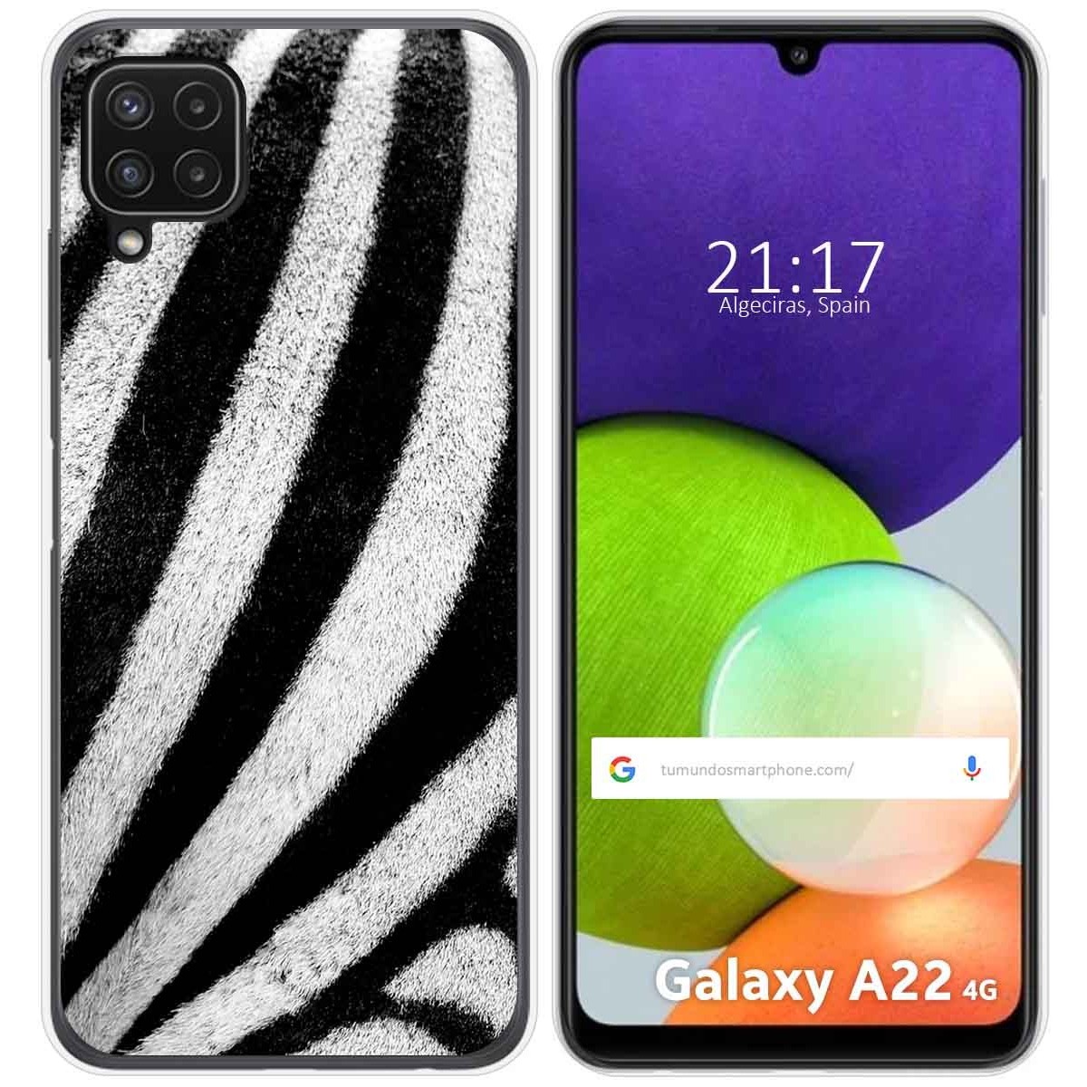 Funda Silicona para Samsung Galaxy A22 4G / M22 diseño Animal 02 Dibujos